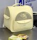 Рюкзак-переноска для кошек и маленьких собак с сеткой и съёмным ковриком, 40 &times; 36 &times; 25 см &mdash; жёлтый TST-CA01 фото 11